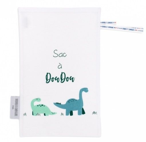 DC3767-3 - MY SAC A DOUDOU in cotone - bianco divertente - 1