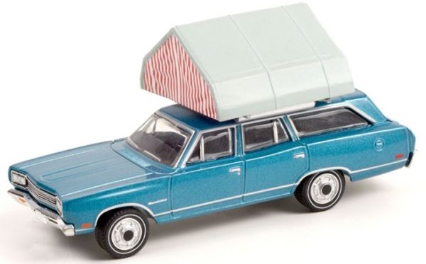 GREEN38010-B - PLYMOUTH Station wagon satellitare I GRANDI ESTERNI in blister - 1