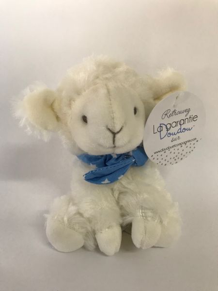 DC3817-05 - Foulard piumino agnello Blu con stella - 1