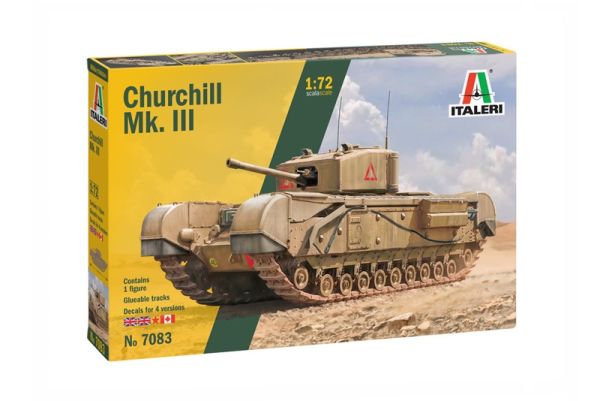 ITA7083 - Serbatoio Churchill Mk. III da assemblare e verniciare - 1