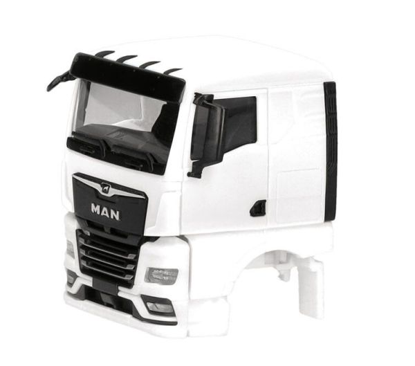 HER086363 - MAN TGX GN cabina, bianco - 2 pezzi da assemblare - 1