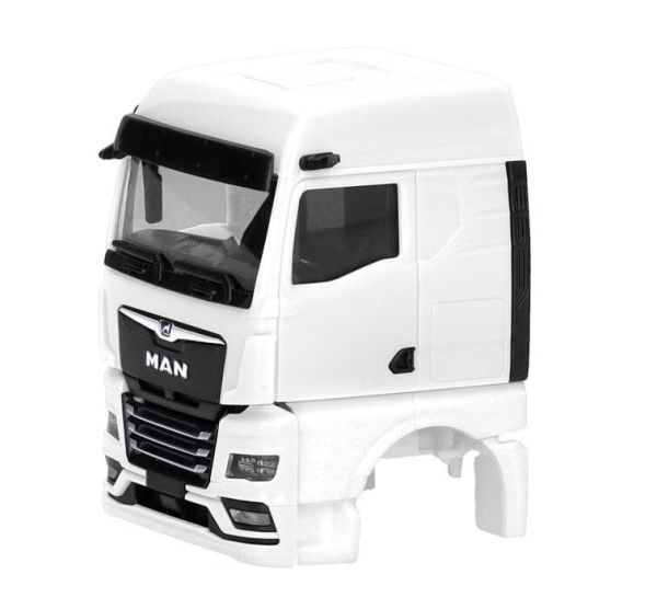 HER086370 - MAN TGX GM cabina con telecamera retrovisore, bianco - 2 pezzi da assemblare - 1