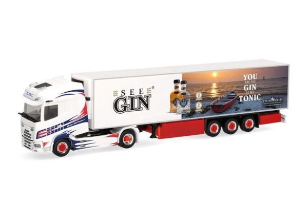 HER319034 - DAF XG 4x2 con rimorchio a 3 assi AURICH und SOHNE TRANSPORT GMBH - SEE GIN - 1