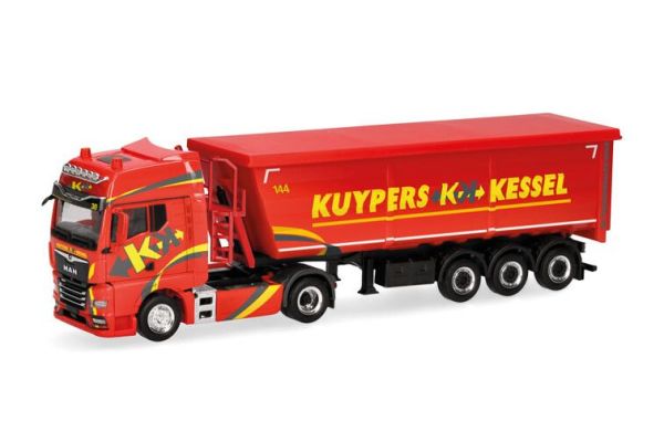 HER319065 - MAN TGX GX 4x2 con cassone ribaltabile a 3 assi KUYPERS - 1