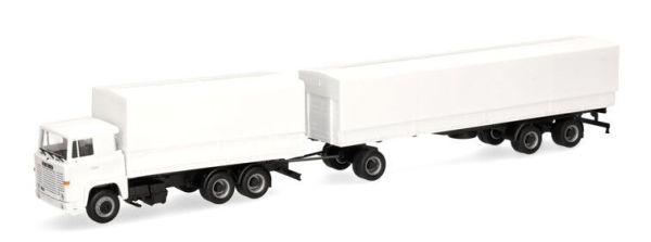 HER320726 - SCANIA 141 6x4 con cassone e rimorchio a 1+2 assi - 1