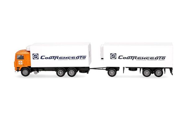 HER321167 - VOLVO F10 6x4 con cassone e rimorchio a 1+2 assi SOVTRANSAVTO - 1