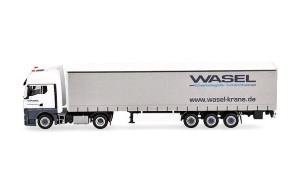 HER321235 - MAN TGX GX 4x2 con rimorchio a teloni a 3 assi WASEL - 1