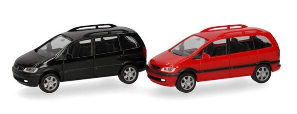HER013932-002 - OPEL Zafira nera e rossa - 2 pezzi da assemblare - 1