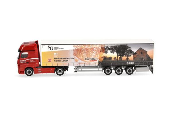 HER939256 - MERCEDES BENZ Actros 2018 4x2 con rimorchio a 3 assi GARTNER - Monastero di Lorsch - 1