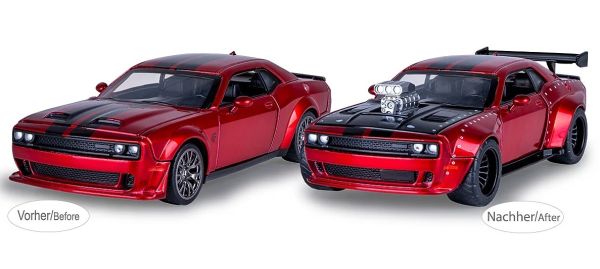 JAM402614 - DODGE Challenger SRT Jailbreak 2022 Rossa 2 in 1 costruibile - 1