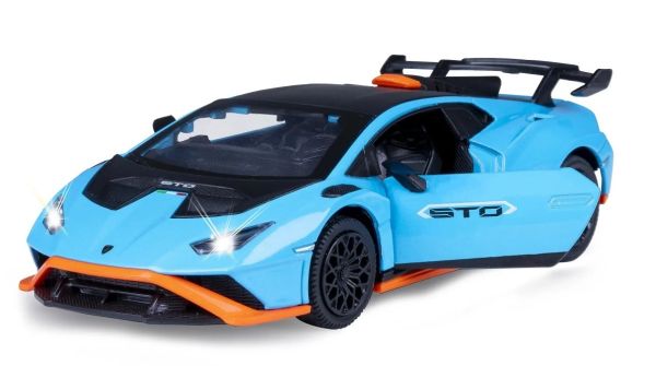 JAM402616 - LAMBORGHINI Huracan STO, blu con luci e Suoni - 1