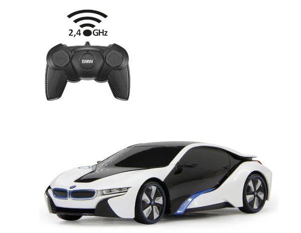 JAM404495 - BMW i8 blanco con cristales tintados - Radiocontrol - 1