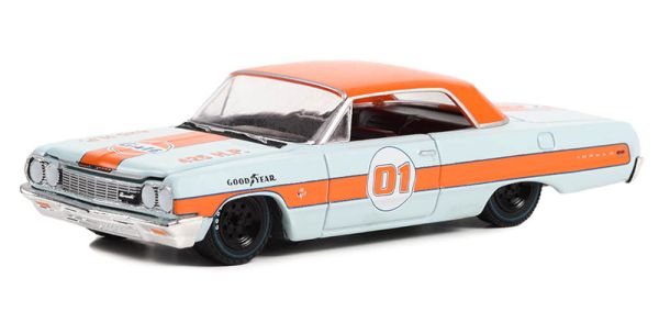 GREEN41150-A - CHEVROLET Impala SS 1964 GULF della serie RUNNING ON EMPTY in blister - 1