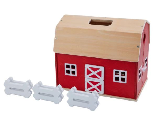 SHL42602 - Grande Fattoria in Legno - 35,6 x 23,6 x 30 cm - 1