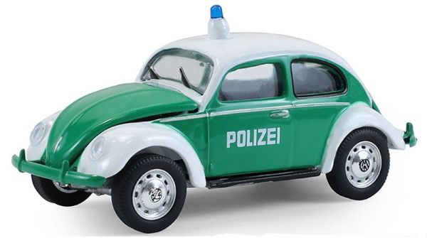 GREEN43050-A - VOLKSWAGEN Maggiolino Classico POLIZEI - Dipartimento di Polizia Tedesco della serie HOT PURSUIT (in blister) - 1