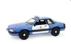 GREEN43065-A - Ford Mustang del 1991 - RCMP (Royal Canadian Police) della serie Hot Pursuit - Edizione speciale Canada, ancora sigillata - 1