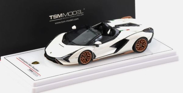 TSM430832 - LAMBORGHINI Sian roadster 2020 Blanc - 1