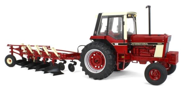 ERT44309 - INTERNATIONAL 986 con aratro 720 - Collezione Prestige - 1
