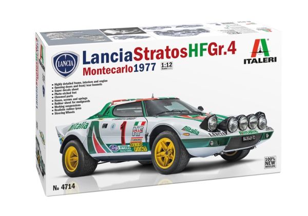 ITA4714 - LANCIA Stratos HF Gr.4 - Rally di Monte Carlo 1977 da assemblare e da dipingere - 1