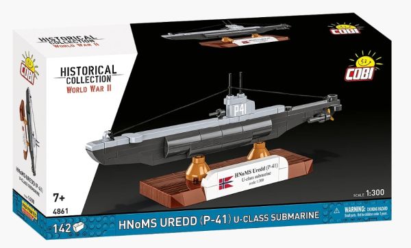 COB4861 - Sommergibile classe U HNoMS Uredd P-41 - 142 pezzi - 1