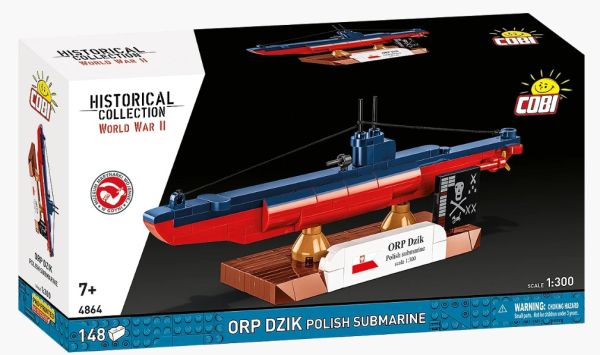 COB4864 - Sommergibile polacco ORP Dzik - 148 pezzi - 1