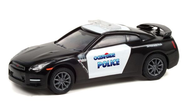 GREEN42960-D - NISSAN GT-R 2015 Police Oceanside in blister - 1