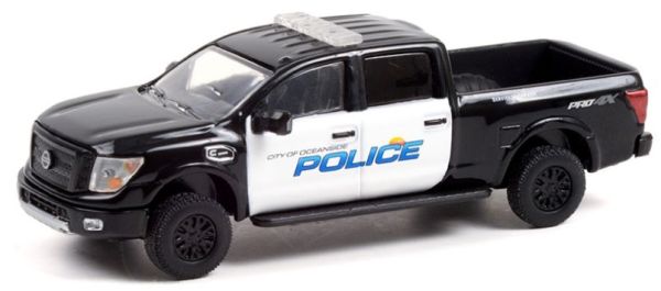 GREEN42970-E - NISSAN Titan XD PRO-4X 2018 Polizia Oceanside HOT PURSUIT serie 39 in blister - 1