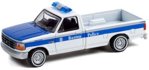 GREEN42980-C - FORD F-250 1995 Boston Police HOT PURSUIT Serie 40 in blister - 1