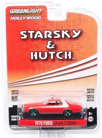 GREEN44780-AVERT - Cerchi FORD Gran Torino 1976 verdi STARSKY E HUTCH in blister - 1