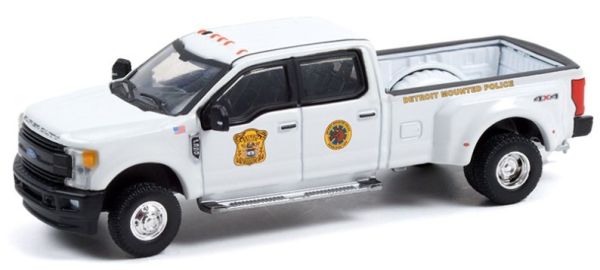 GREEN46080D - FORD F-350 2017 Michigan Police DUALLY DRIVERS Blister Pack - 1