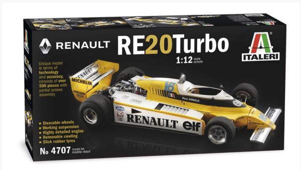 ITA4707 - RENAULT RM 23 Turbo F1 da verniciare - 1