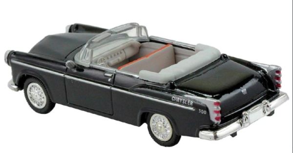 NEW48013K - CHRYSLER C-300 1955 decappottabile nera - 1