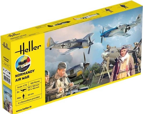 HEL52329 - Kit di avviamento con vernice e accessori - Normandy Air War da assemblare - 1