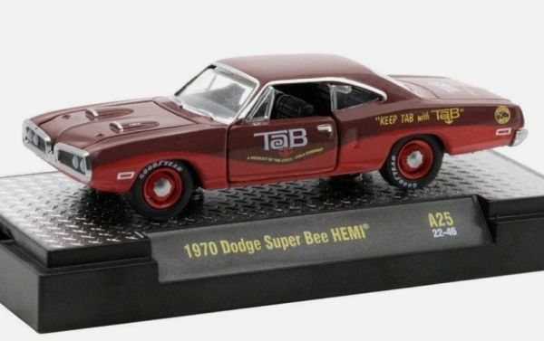 M2M-52500A25-C - DODGE Super bee HEMI 1970 TAB in blister - 1