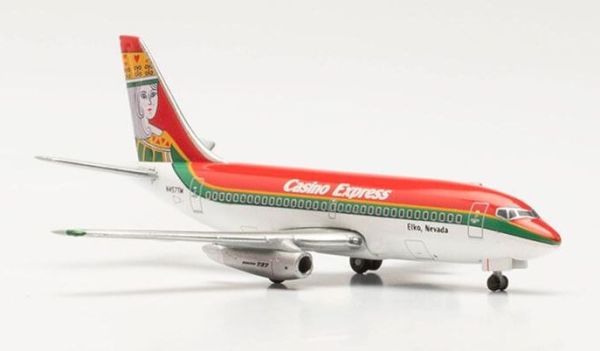 HER535700 - Aereo di linea BOEING 737-200 Casino Express Queen of Hearts - 1