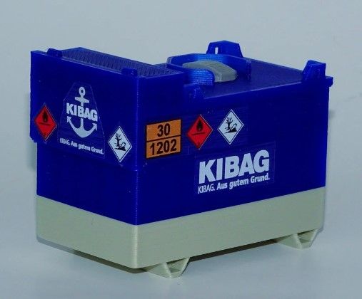 MSM5434/02 - Serbatoio da costruzione KIBAG da 3.000L - in miniatura - 1