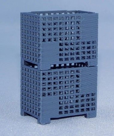 MSM5471/01 - 2 Scatole in rete metallica 24 mm x 16 mm x 19,4 mm - miniatura - 1