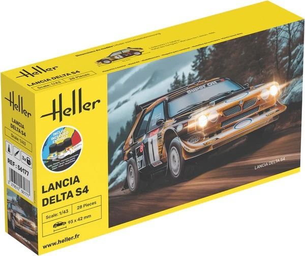 HEL56177 - Kit di avviamento con vernice e accessori - LANCIA Delta S4 #1 da assemblare - 1
