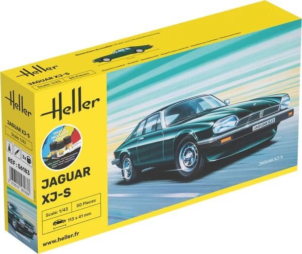 HEL56183 - Kit di avviamento con vernice e accessori - JAGUAR XJ-S da assemblare - 1