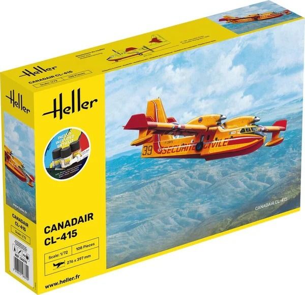 HEL56370 - Kit iniziale con colori e accessori – Canadair CL-415 - 1