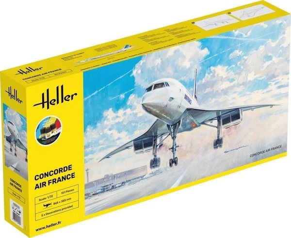 HEL56469 - Kit di avviamento con vernice e accessori - CONCORDE AF da montare - 1