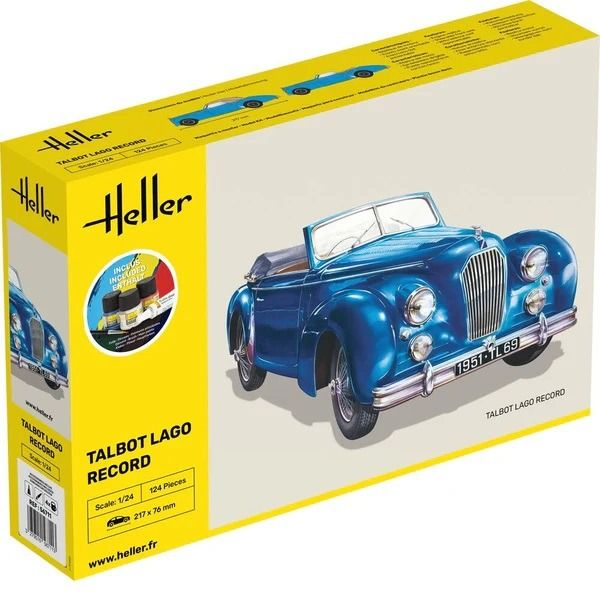 HEL56711 - Kit di partenza con vernice e accessori - TALBOT Lago Record da montare - 1