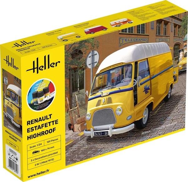 HEL56740 - Kit di avviamento con vernice e accessori - RENAULT Estafette Highroof da montare - 1