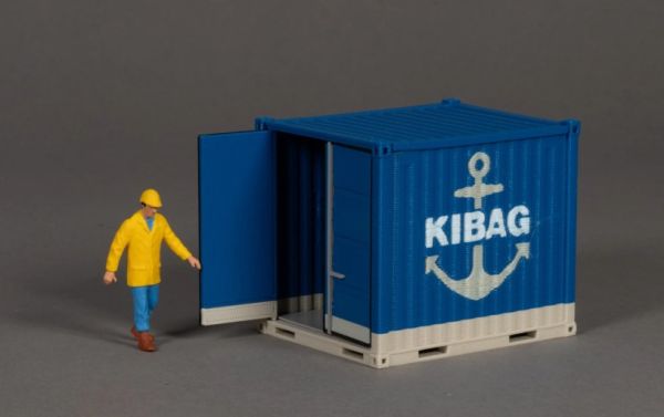 MSM5703/02 - Contenitore per materiali da 10 piedi – KIBAG – L.59,8 x P.48,8 x H.51,8 mm - 1