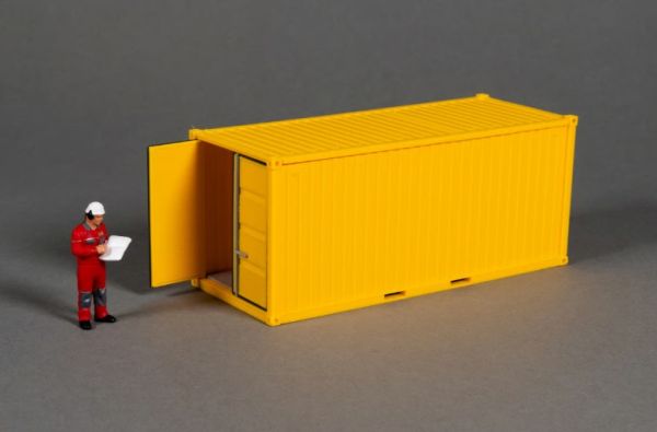 MSM5705/01 - Contenitore per materiali da 20 piedi – Giallo – L.121,2 x P.48,8 x H.51,8 mm - 1
