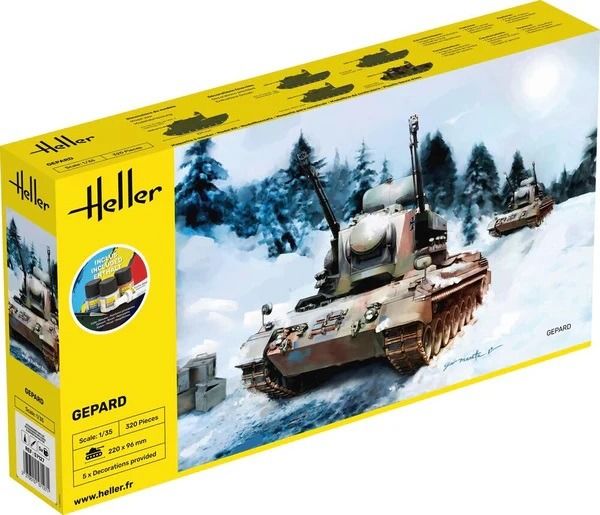 HEL57127 - Kit di avviamento con vernice e accessori - Serbatoio GEPARD - 1