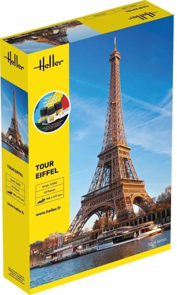 HEL57201 - Kit di partenza con vernice e accessori - Torre Eiffel - 1