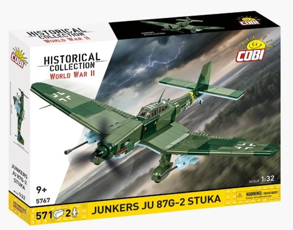COB5767 - Aereo militare JUNKERS JU 87G-2 Stuka - 571 pezzi - 1