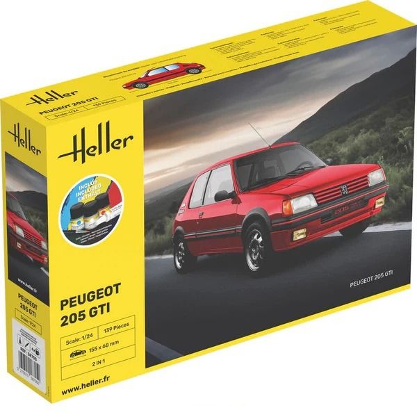 HEL58705 - Kit di avviamento con vernice e accessori - PEUGEOT 205 GTI - 1
