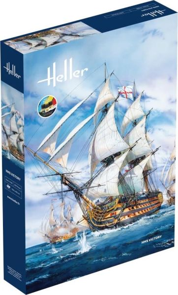 HEL58897 - Kit di avviamento con vernice e accessori - HMS Victory - 1
